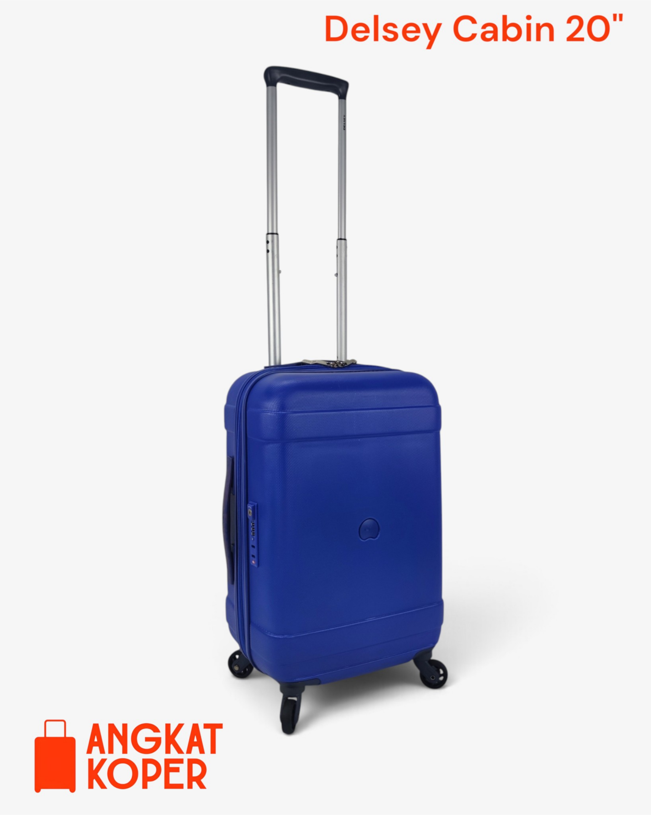 Delsey Airship Hardcase Luggage 20 Inch Blue ✔️