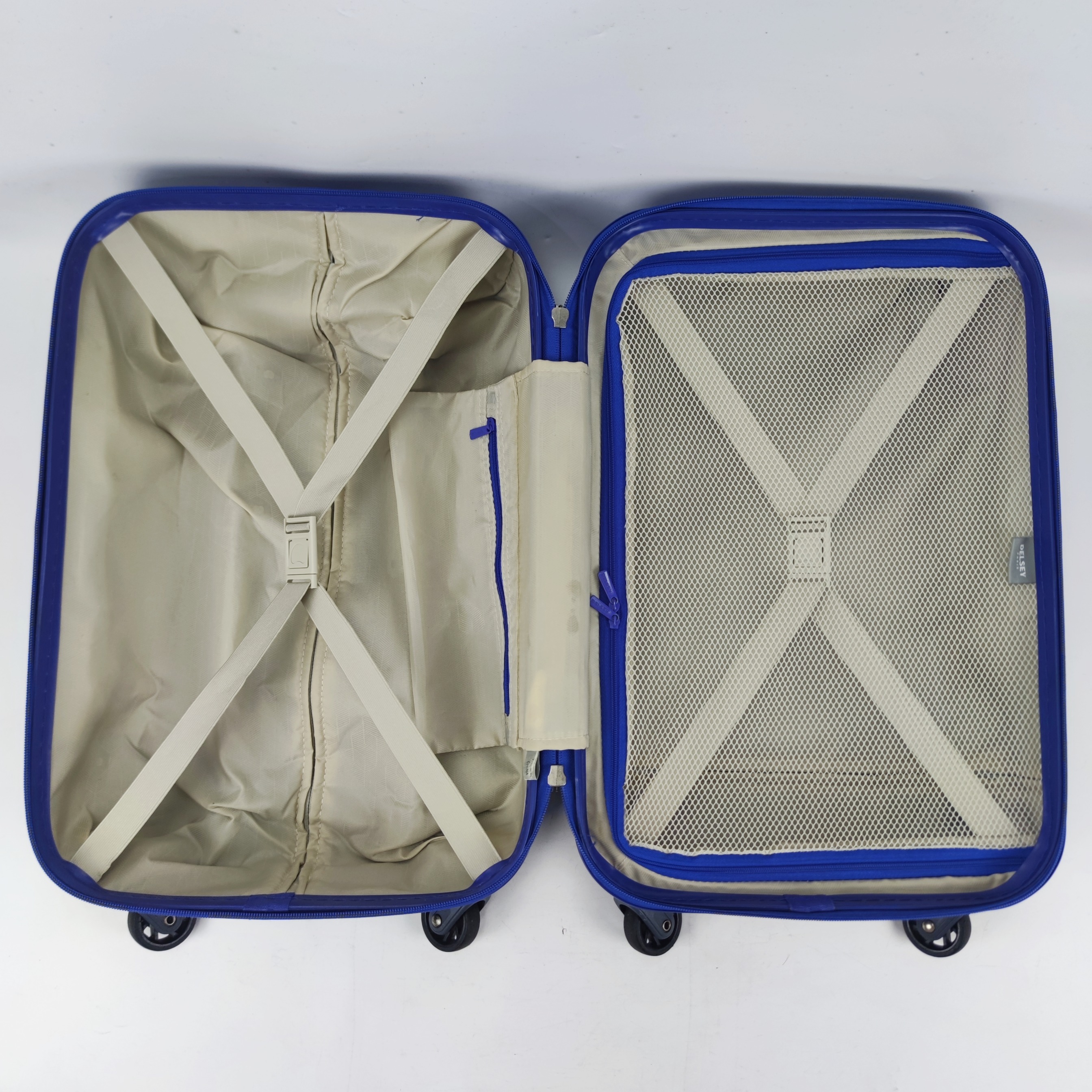 Delsey Airship Hardcase Luggage 20 Inch Blue ✔️