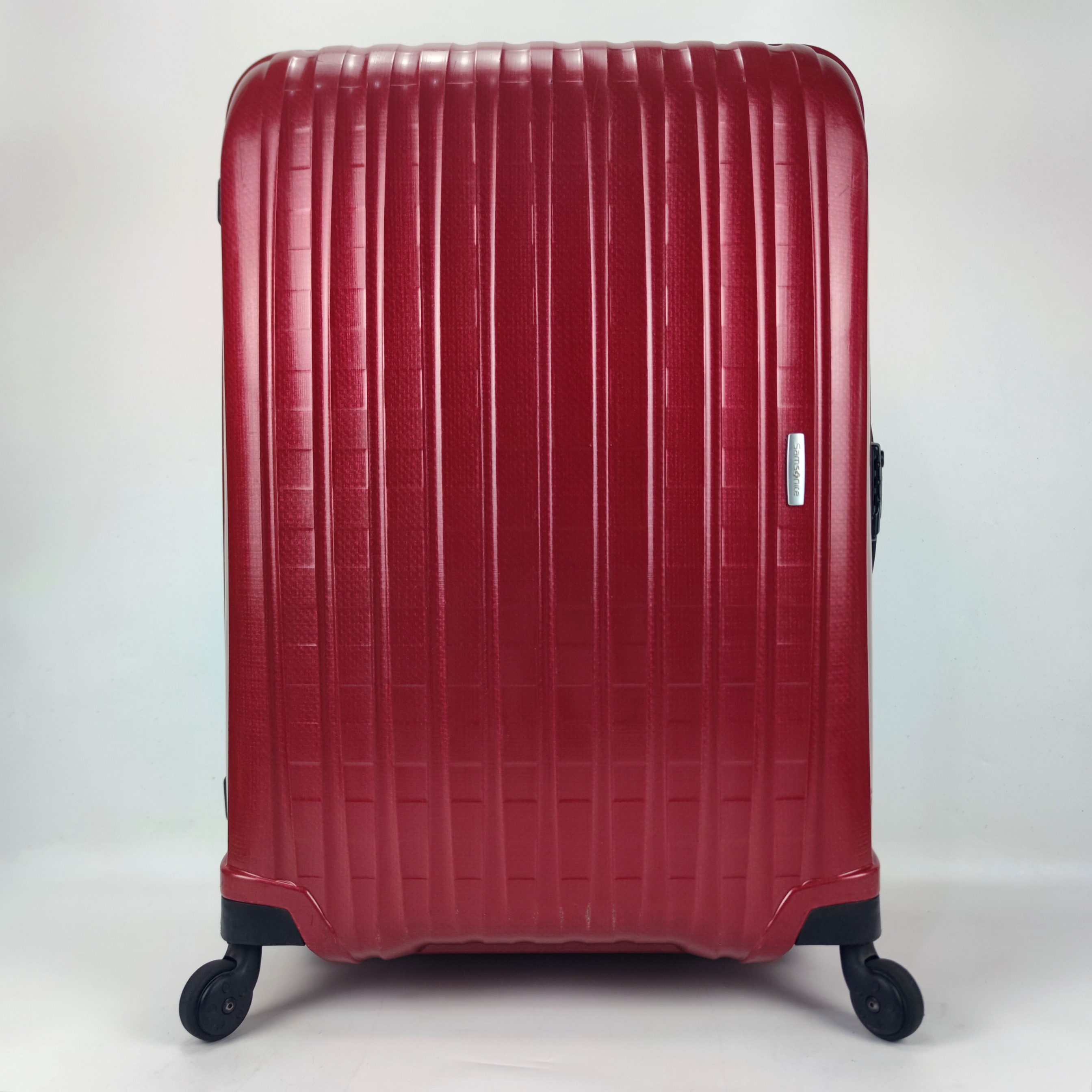 Samsonite Chronolite Spinner Hardcase Luggage 30 Inch Red✔️