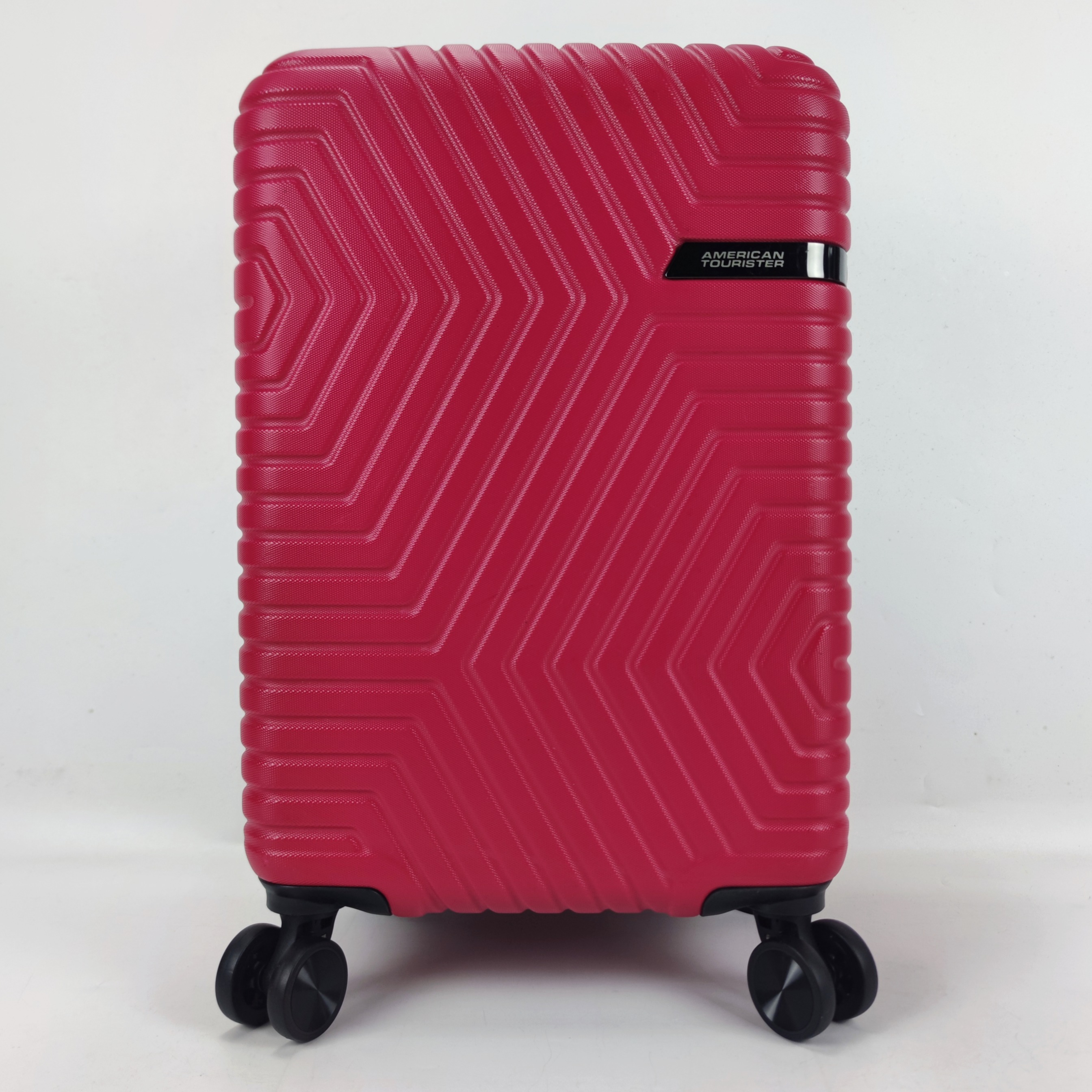 American Tourister Ellen Spinner Hardcase Luggage 20 Inch Red ✔️