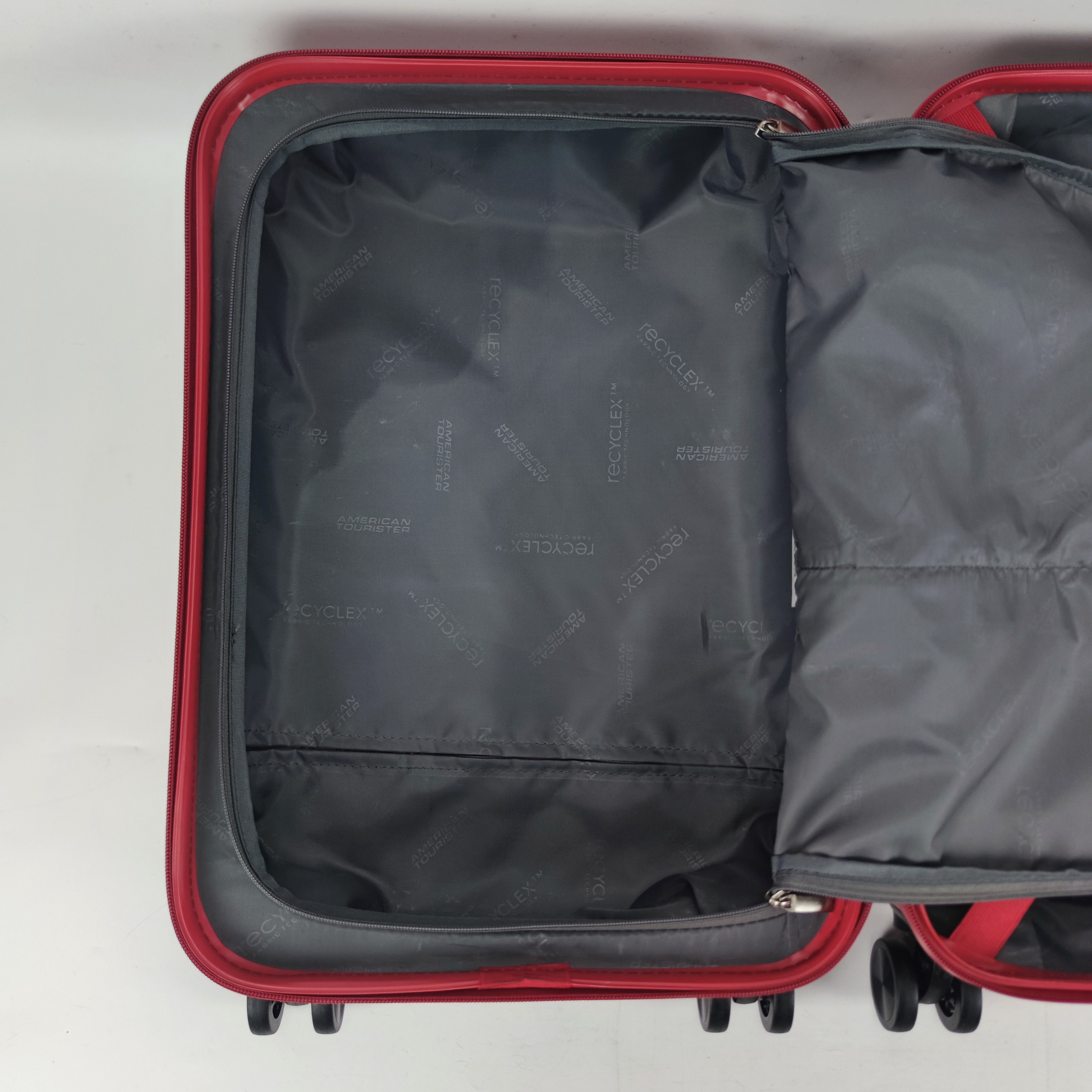 American Tourister Ellen Spinner Hardcase Luggage 20 Inch Red ✔️