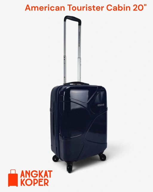 American Tourister Flourish Spinner Hardcase Luggage 20 Inch Navy ✔️