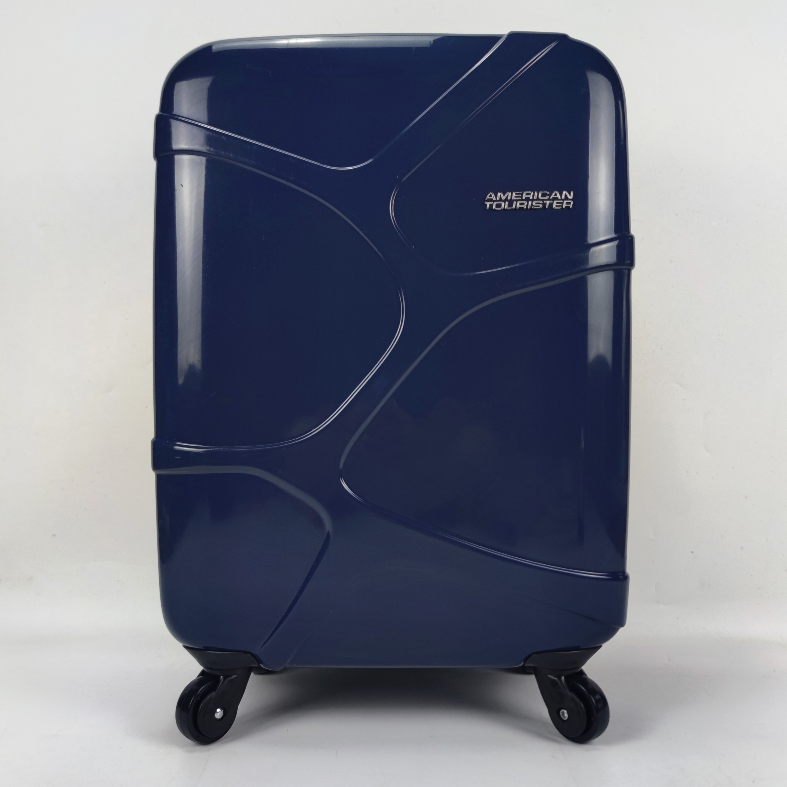 American Tourister Flourish Spinner Hardcase Luggage 20 Inch Navy ✔️