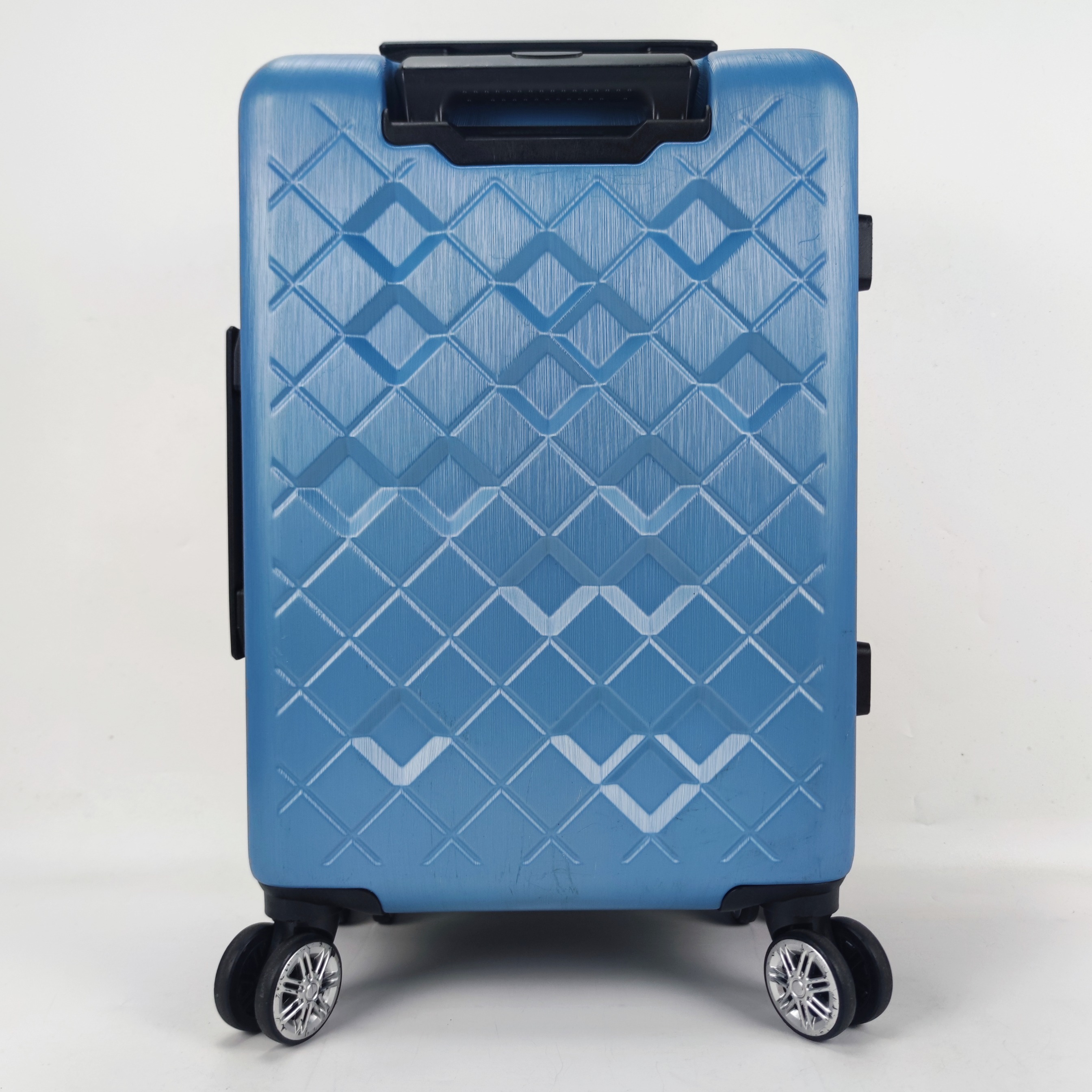 Pierre Cardin 36720 Spinner Hardcase Luggage 20 Inch Light Blue ✔️