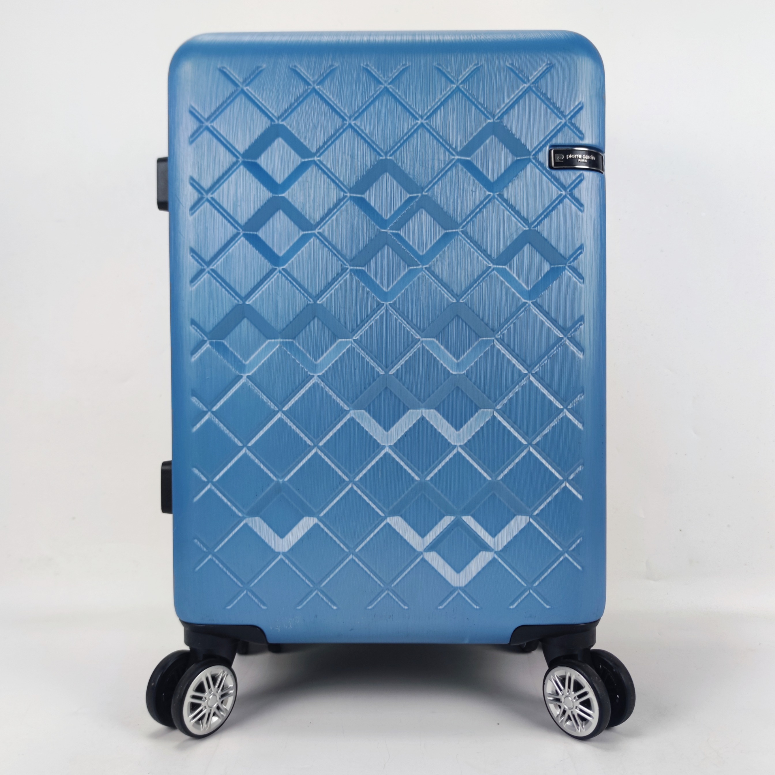 Pierre Cardin 36720 Spinner Hardcase Luggage 20 Inch Light Blue ✔️