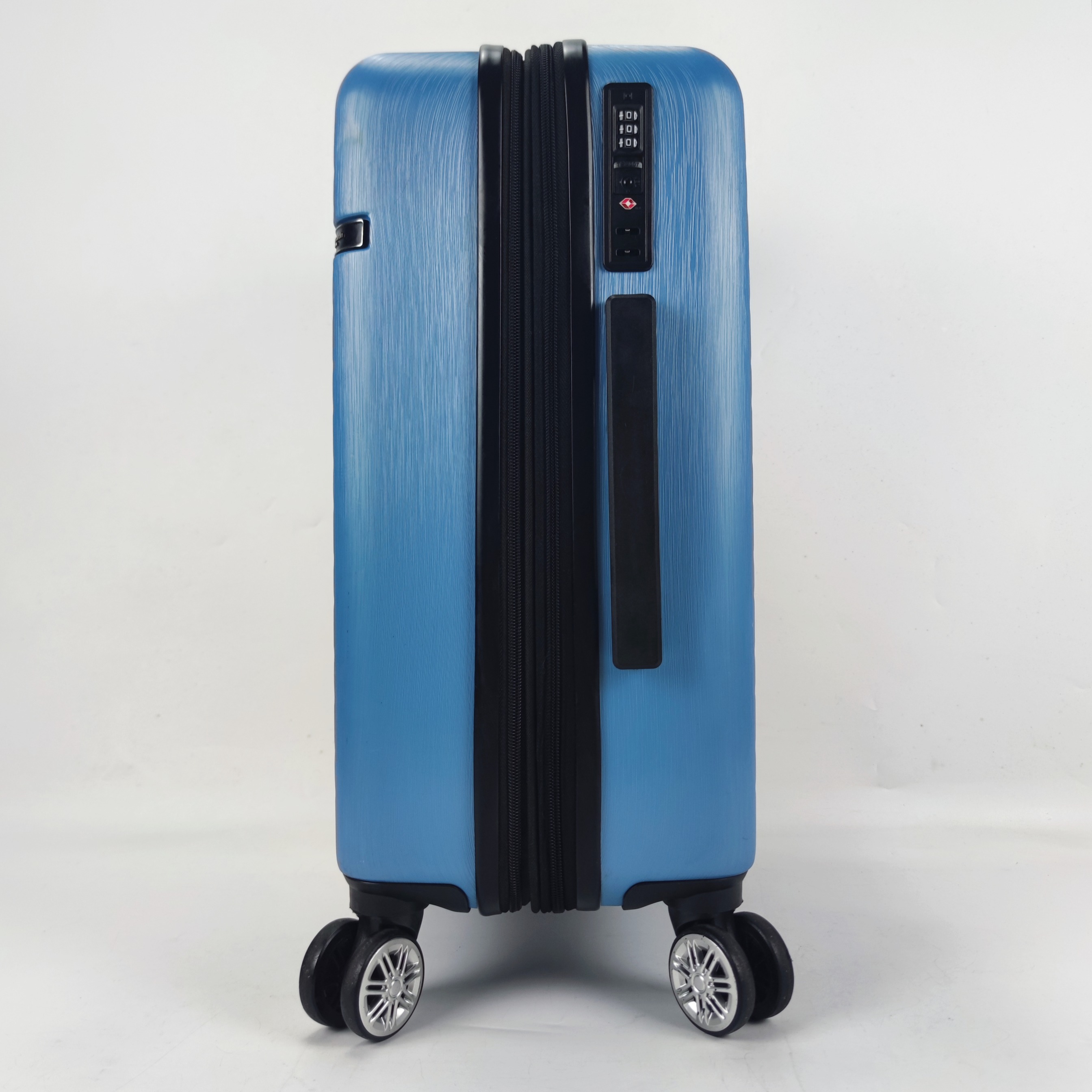 Pierre Cardin 36720 Spinner Hardcase Luggage 20 Inch Light Blue ✔️