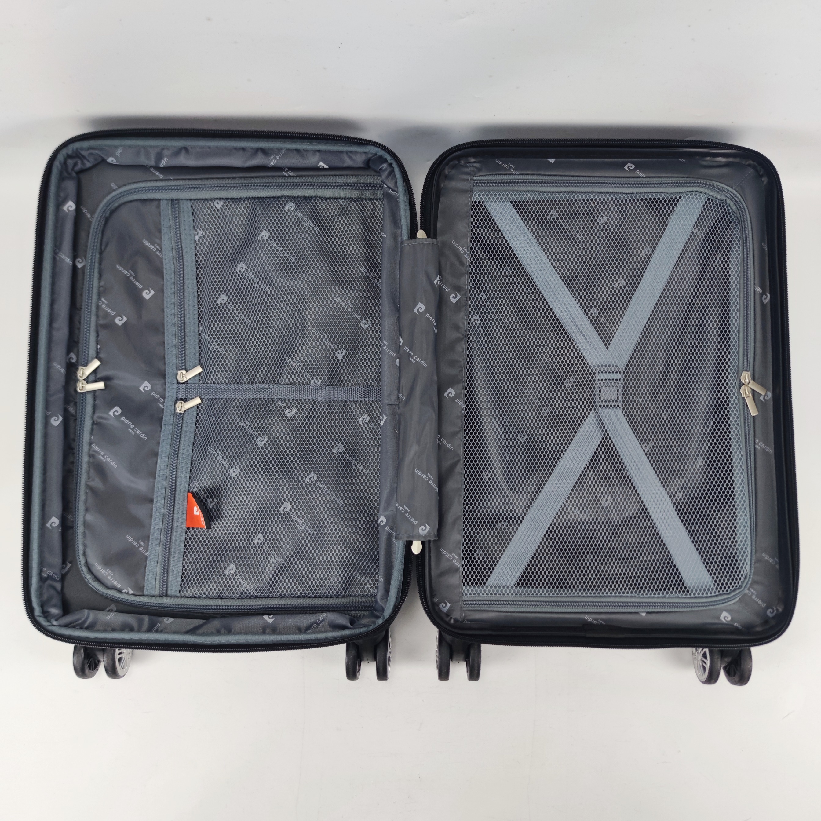 Pierre Cardin 36720 Spinner Hardcase Luggage 20 Inch Light Blue ✔️