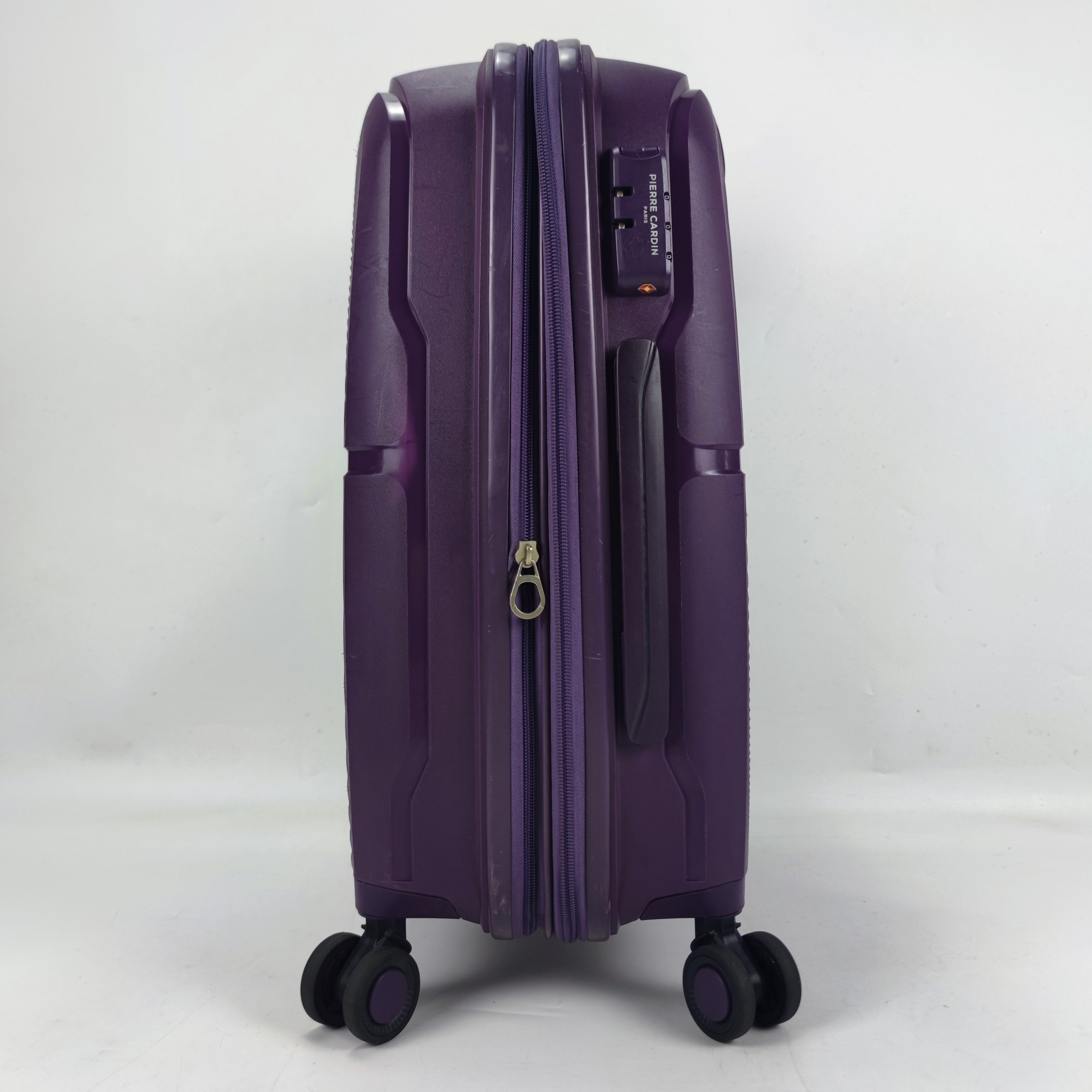 Pierre Cardin 1918 Spinner Hardcase Luggage 20 Inch Purple ✔️