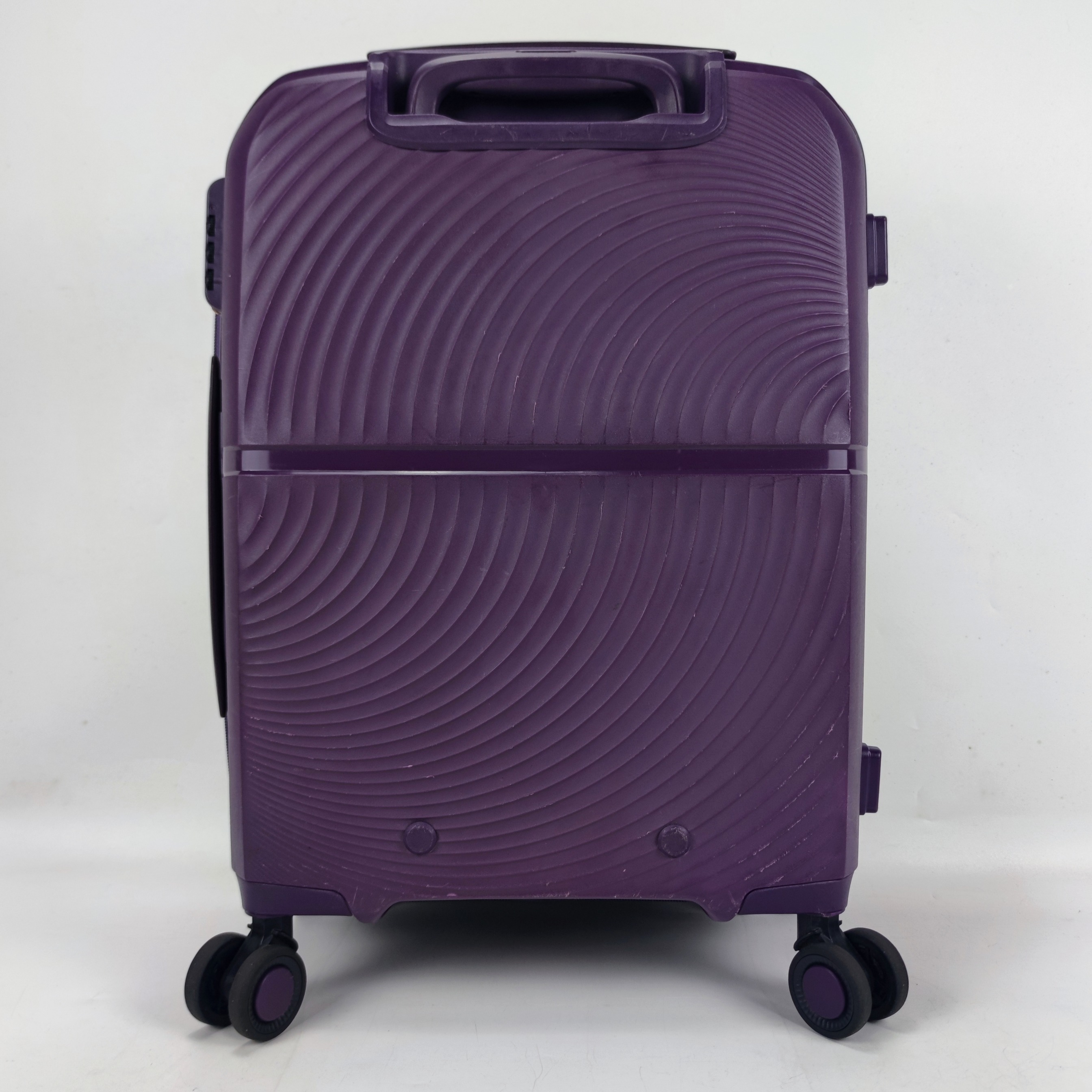 Pierre Cardin 1918 Spinner Hardcase Luggage 20 Inch Purple ✔️