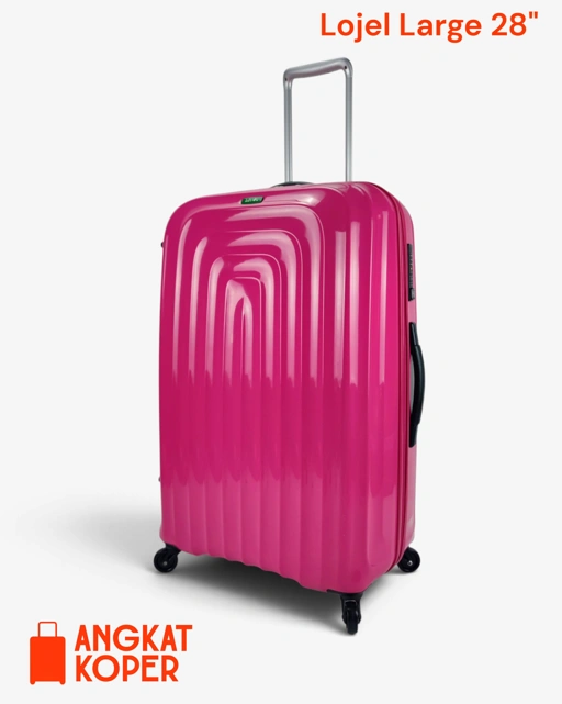 Lojel Wave Lightweight Hardcase Luggage 28 Inch Pink ✔️