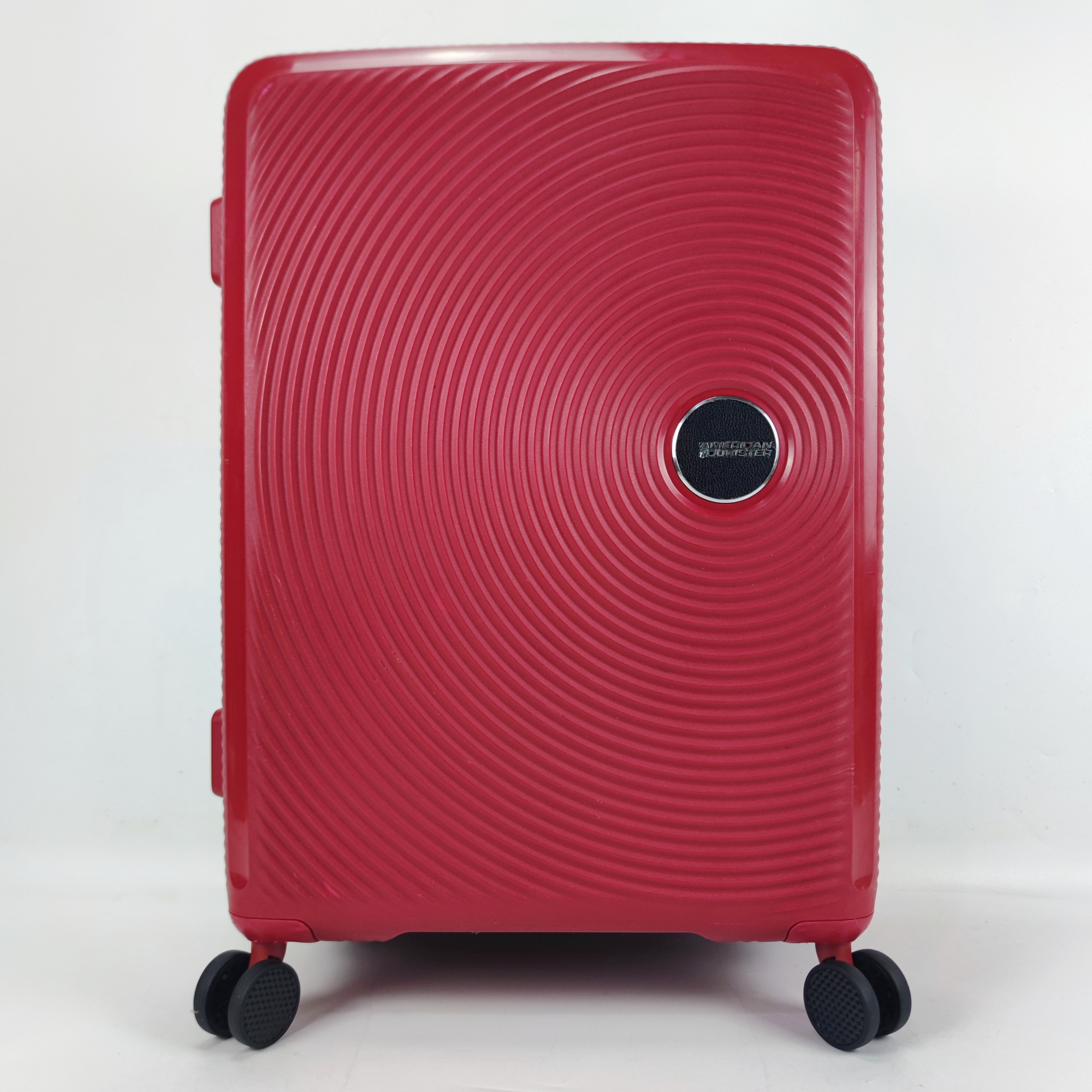 American Tourister Curio Soundbox Spinner Hardcase Luggage 26 Inch Red ✔️