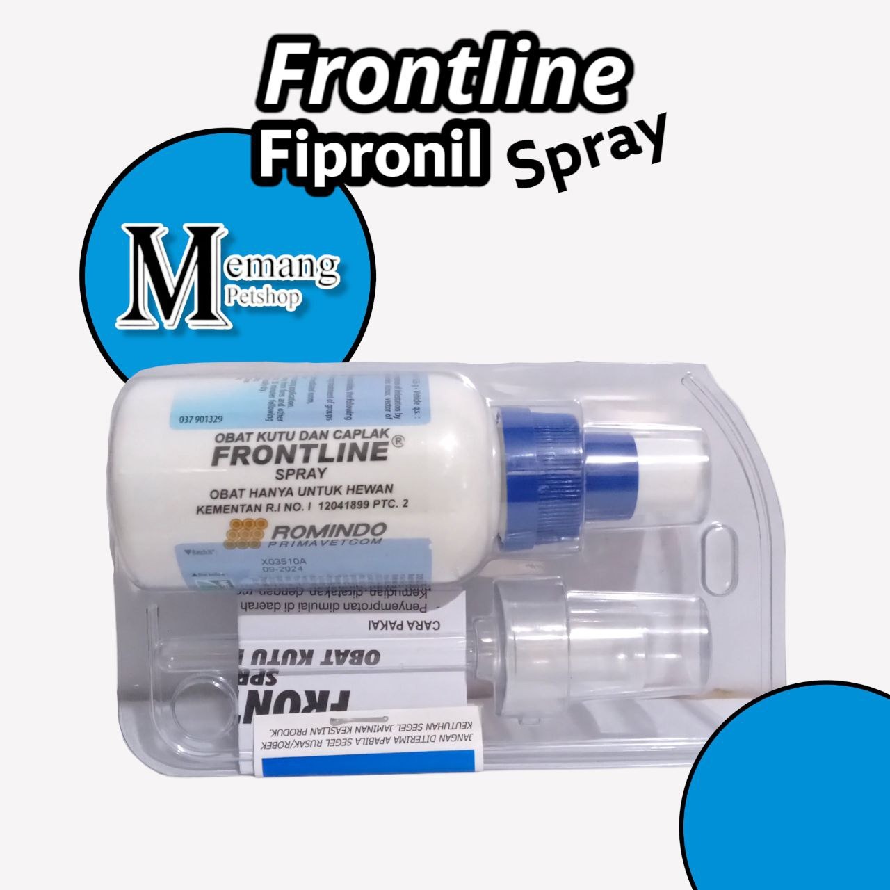 Obat Kutu Kucing & Anjing Spray - Frontline Spray 100 Ml