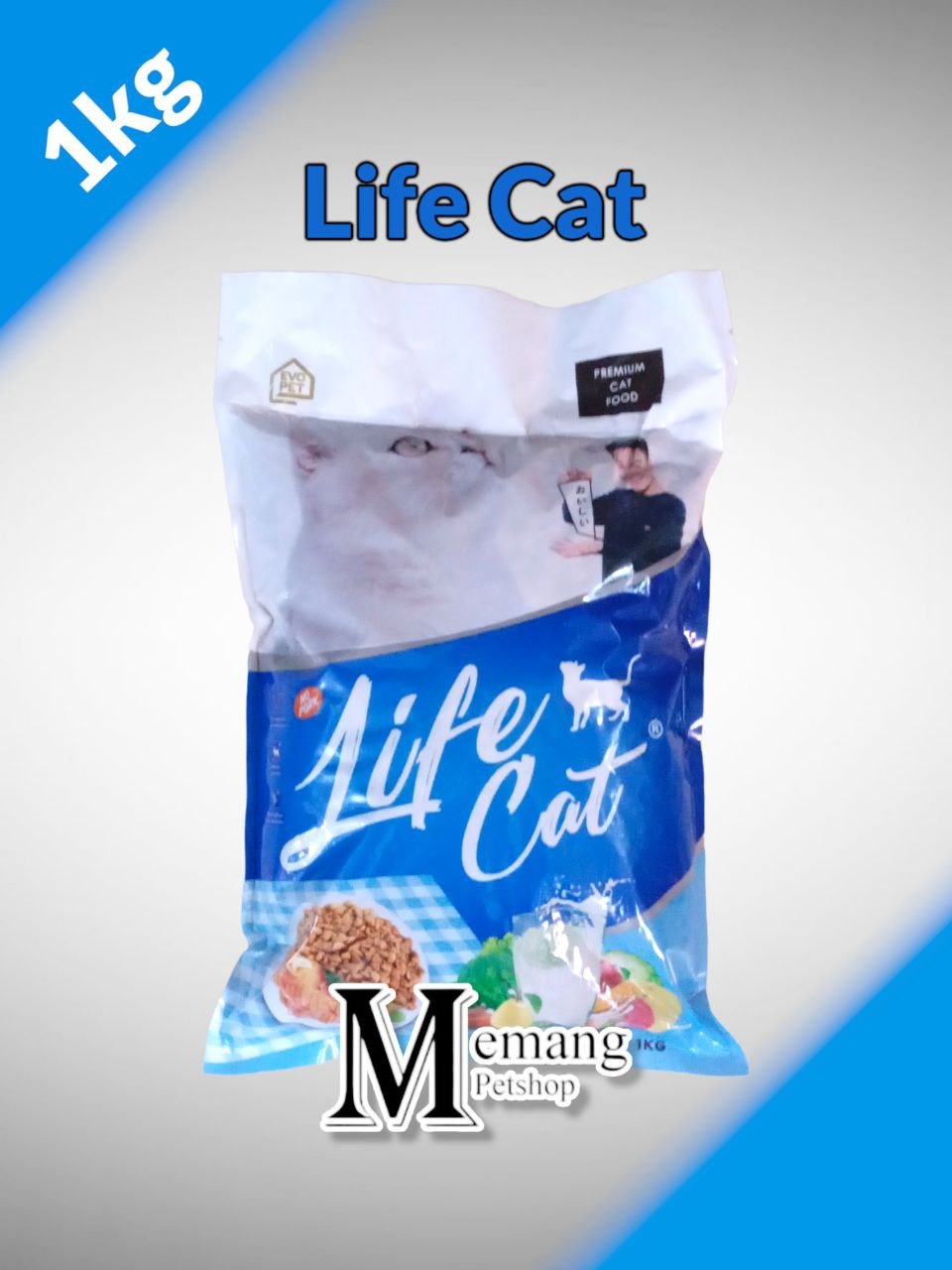 Life Cat 1Kg - Makanan Kucing LifeCat - Food