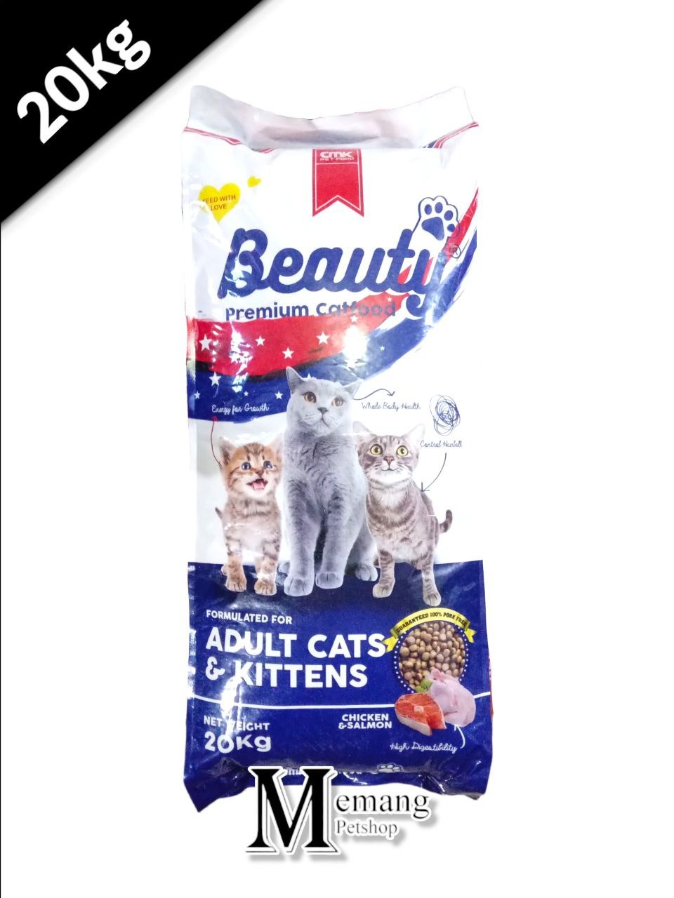 Beauty Cat Adult Kitten - Makanan Kucing Semua Umur