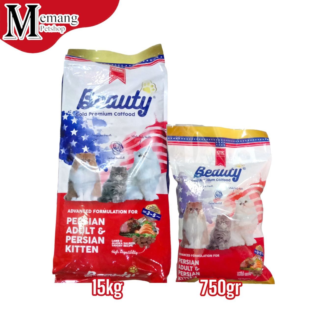 Beauty Cat Persian Adult Kitten - Makanan Kucing Semua Umur