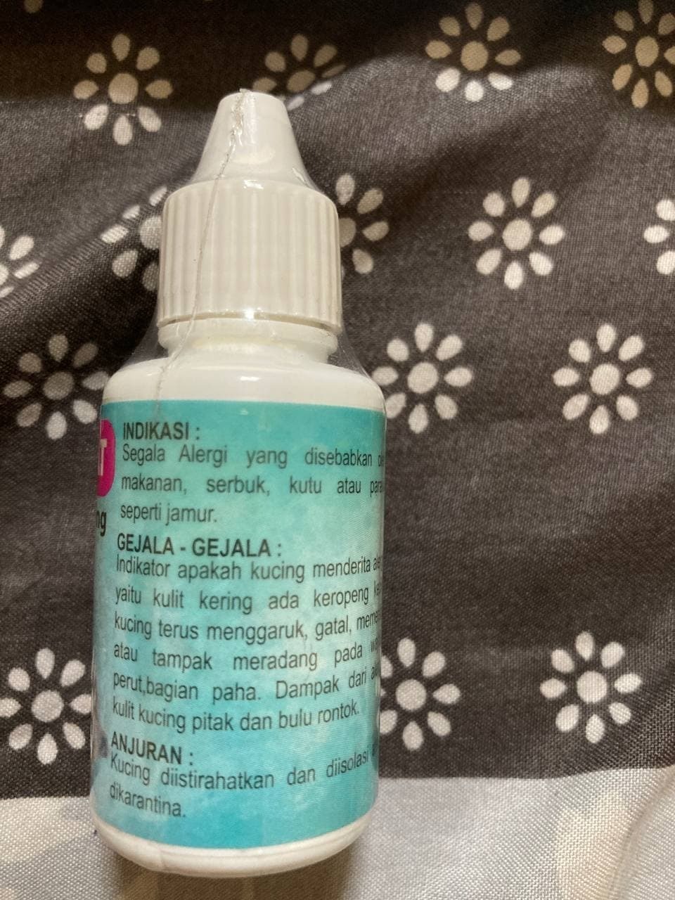 ALLERGI CAT 30ML - Obat Kucing Gatal Kulit Radang Akibat Alergi