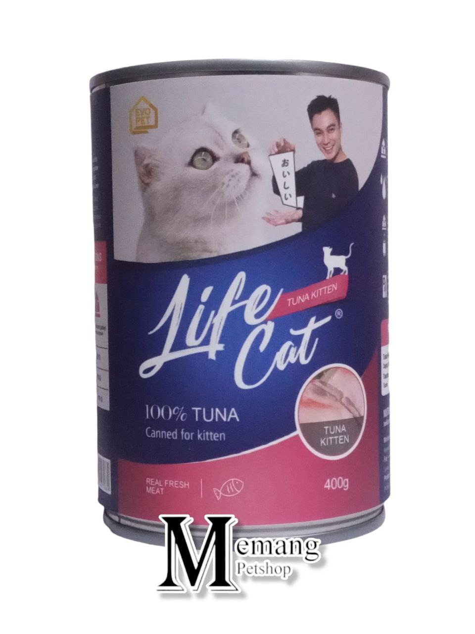 Life Cat Kaleng 400gram Kitten Tuna - Makanan Kucing