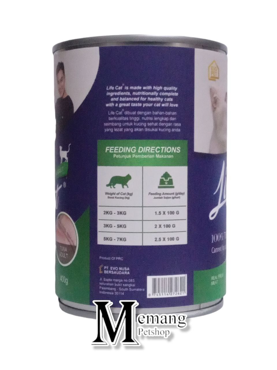 Life Cat Kaleng 400gram Adult Tuna - Makanan Kucing