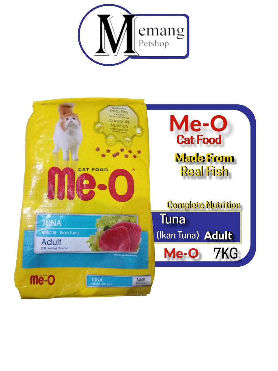 Me-O Adult Tuna 7Kg Freshpack - Makanan Kucing Dewasa Meo