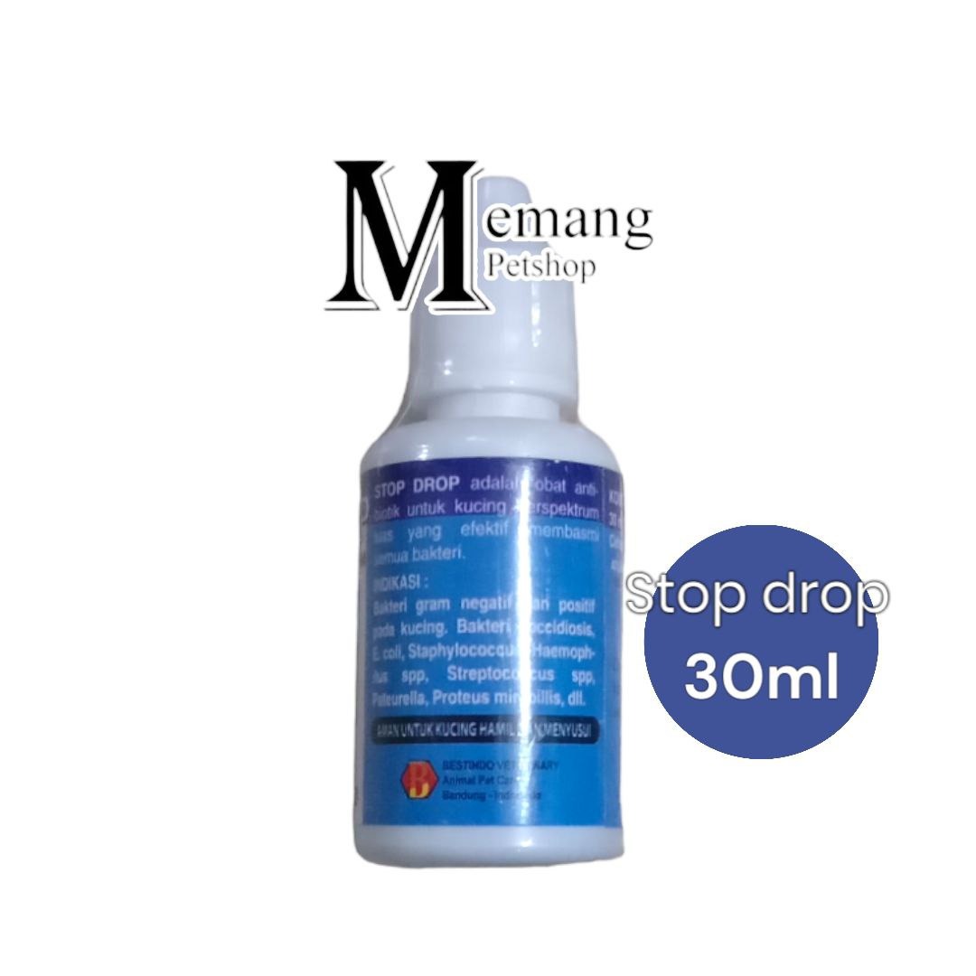 Stop Drop Cat 30Ml - Obat Anti Biotik Kucing