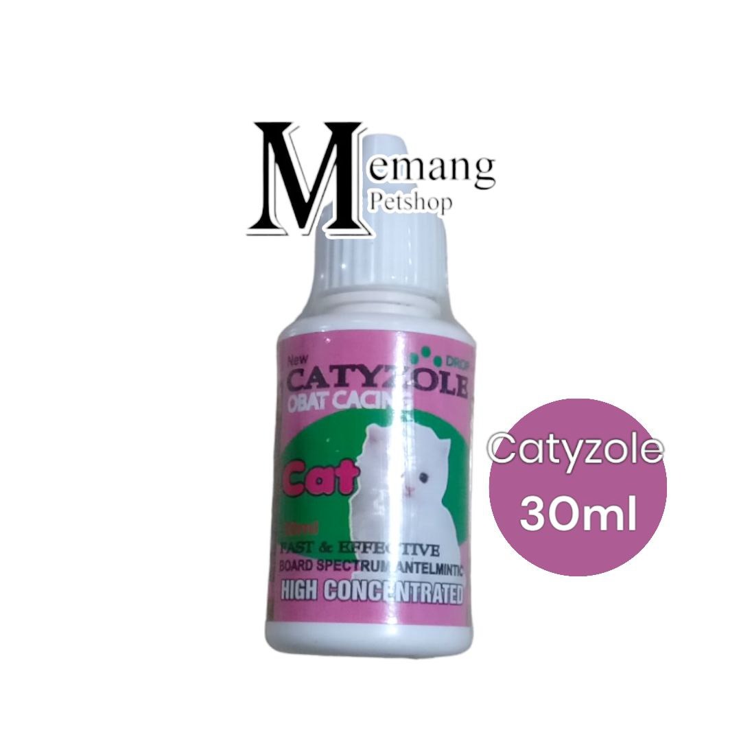 Catyzole - Obat Cacing Kucing - Cair Tetes
