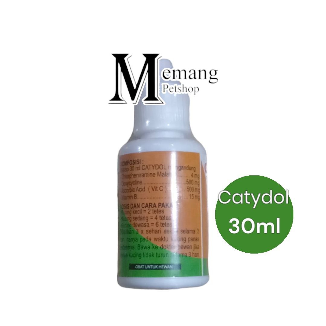 Catydol 30Ml - Obat Demam Penurun Panas Kucing