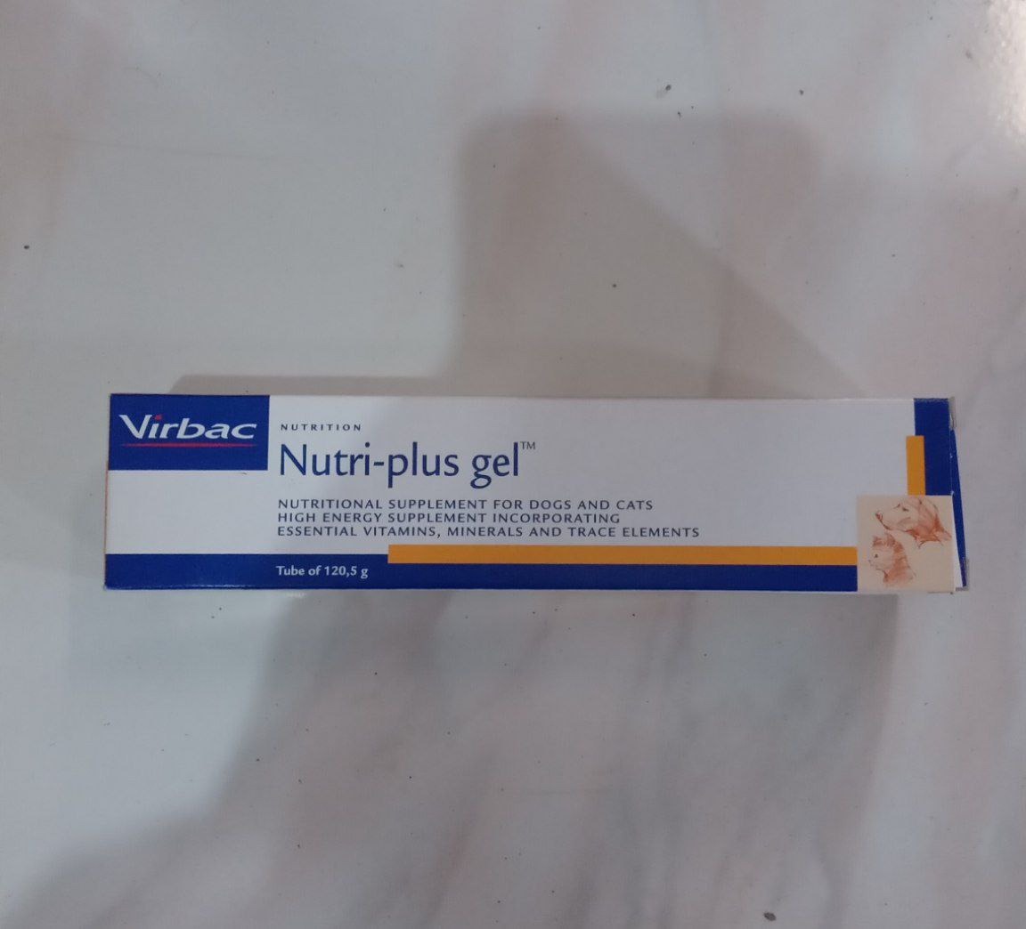 Vitamin Kucing Anjing Nutri Plus (Nutriplus) Gel Vibrac 120gram