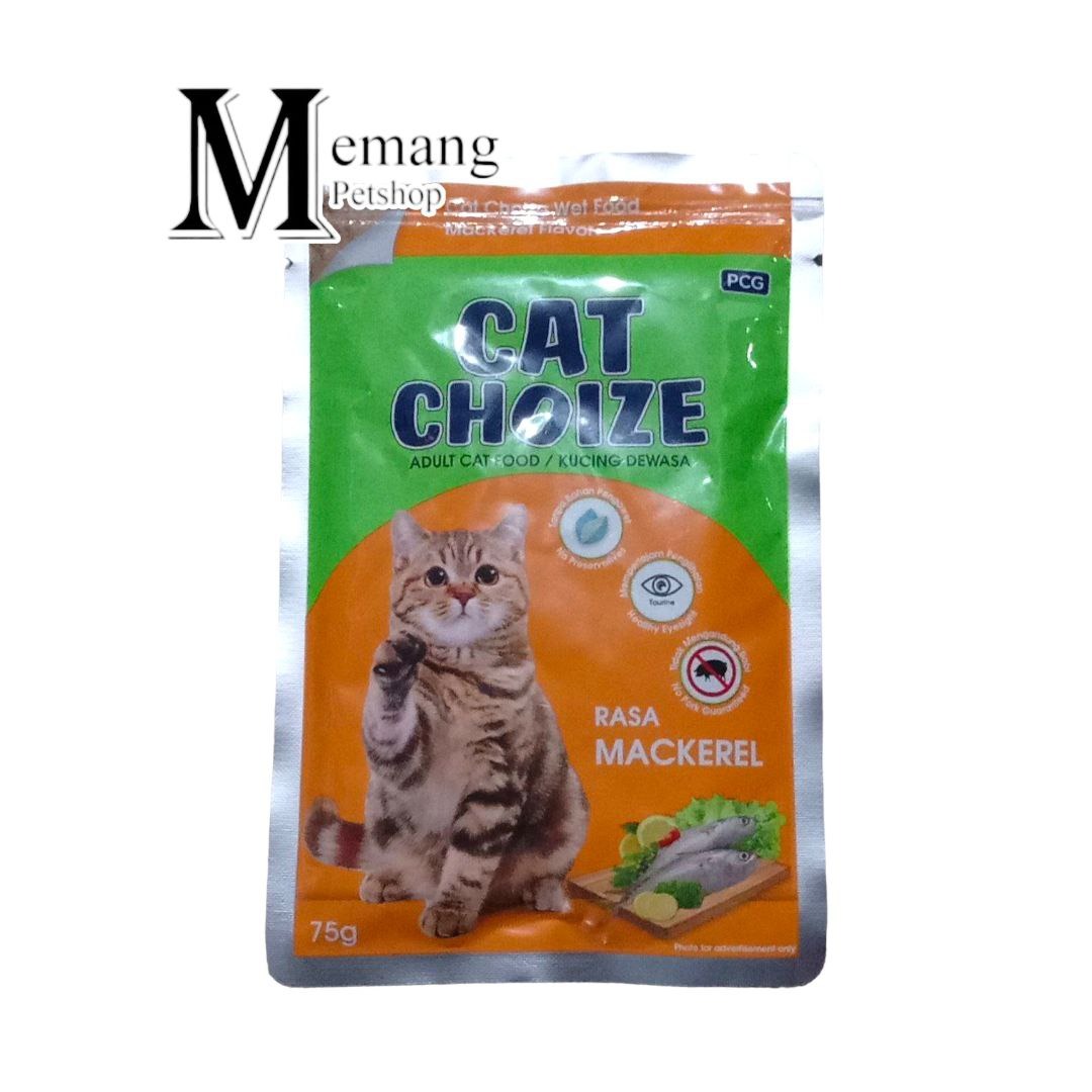 Cat Choize Adult Mackarel 75gr Pouch Makanan Kucing Basah Cat Wet Food