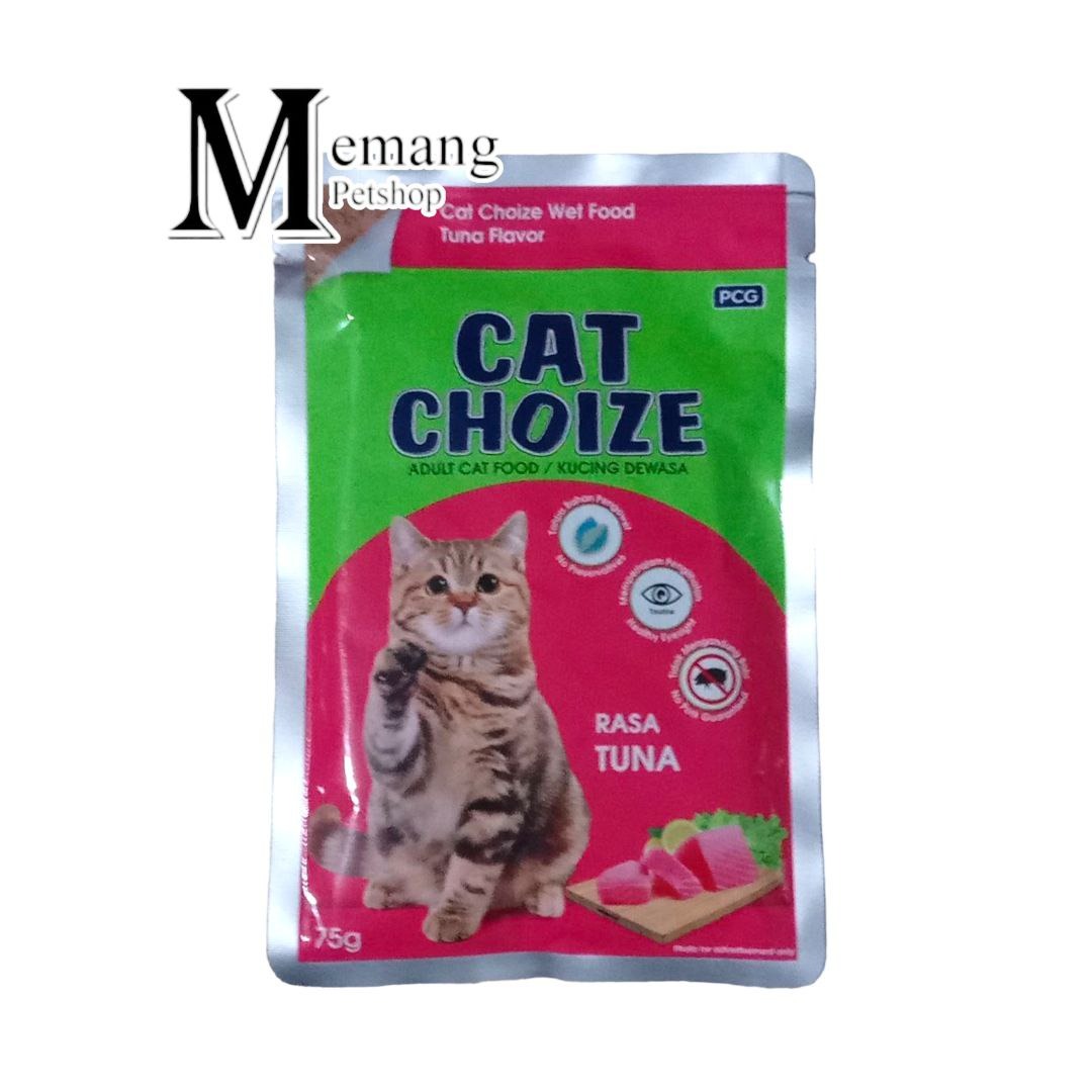 Cat Choize Adult Tuna 75gr Pouch Makanan Kucing Basah Cat Wet Food
