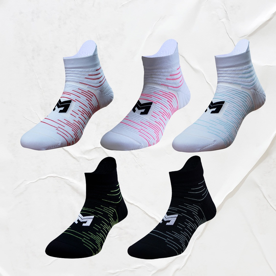 Kaos kaki Running Stride Lines Ankle