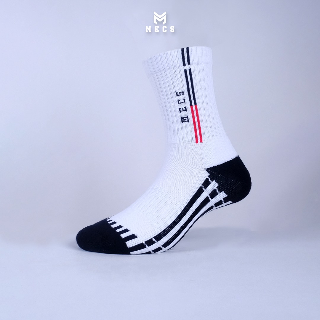 Kaos Kaki Olahraga Badminton/Voly/Basket/Lari Griding Line - Kaos kaki Pria wanita