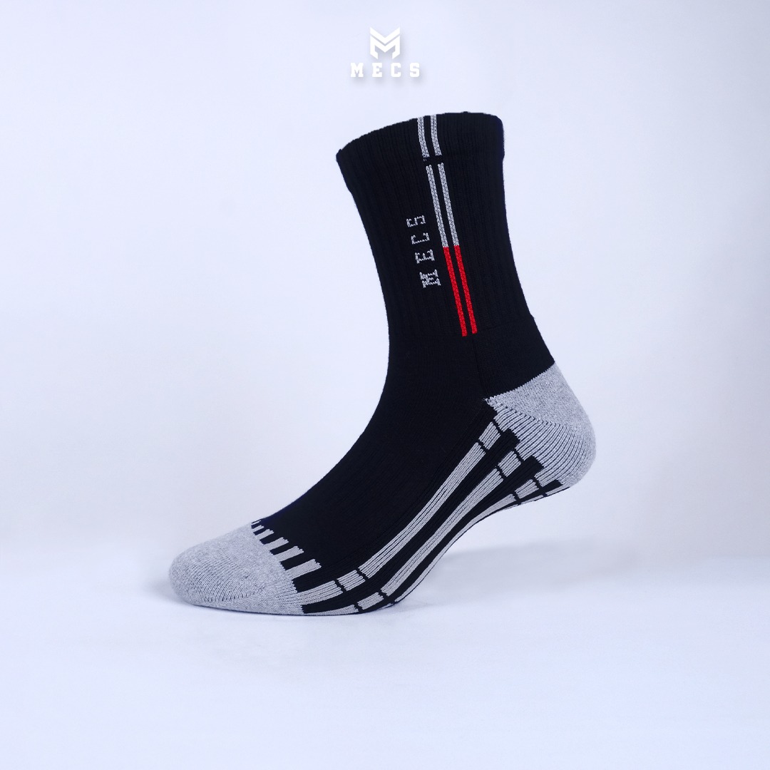 Kaos Kaki Olahraga Badminton/Voly/Basket/Lari Griding Line - Kaos kaki Pria wanita
