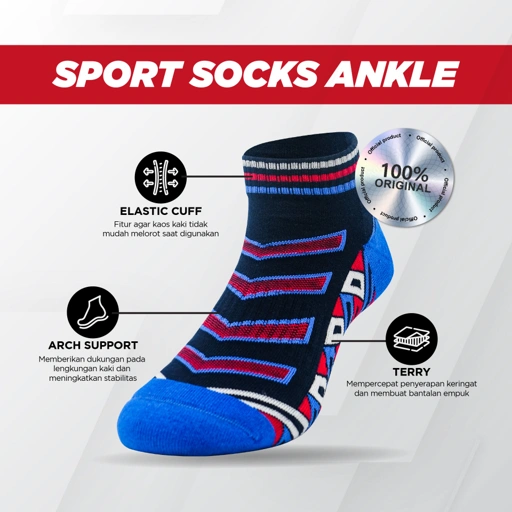 Image of Kaos Kaki Radic Ankle Red