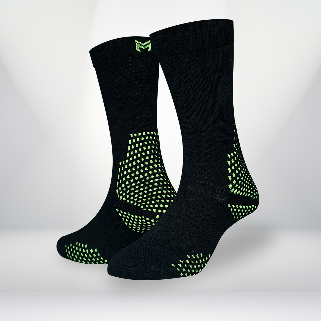 Kaos Kaki Cirrus Black/Lime