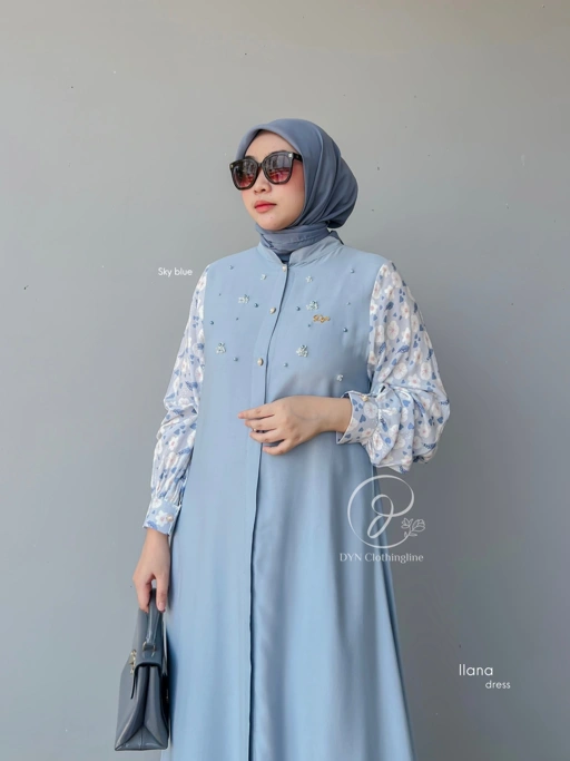 Image of DYN Clothingline Ilana Dress || Gamis Muslim Wanita