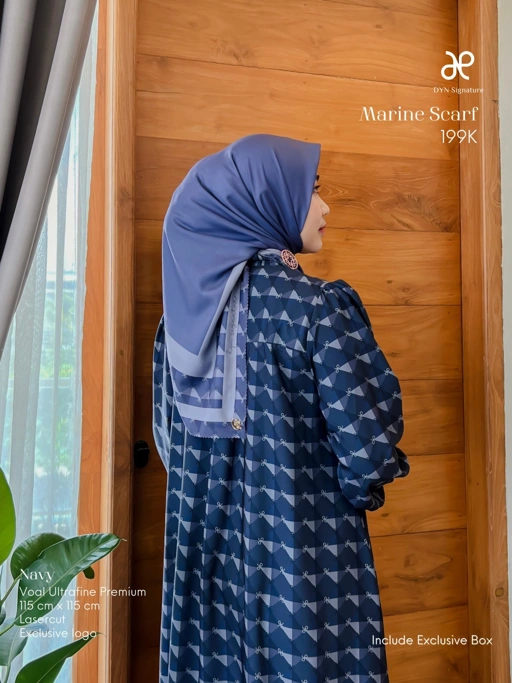 Image of DYN Signature Marine Scarf || Scarf Premium