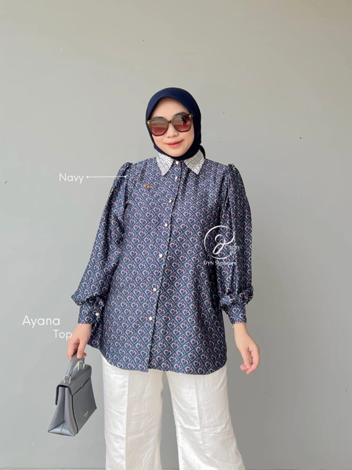 Image of DYN Clothingline - Monogram Ayana Top