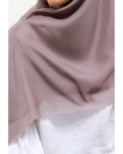Leena plain scarves purple gray