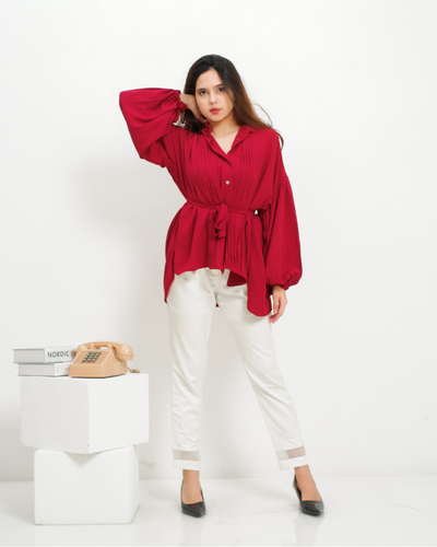 Malika top cherry wood