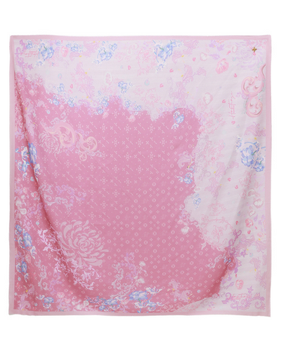 Louisa scarves haute pink