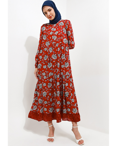 Melly homedress merah