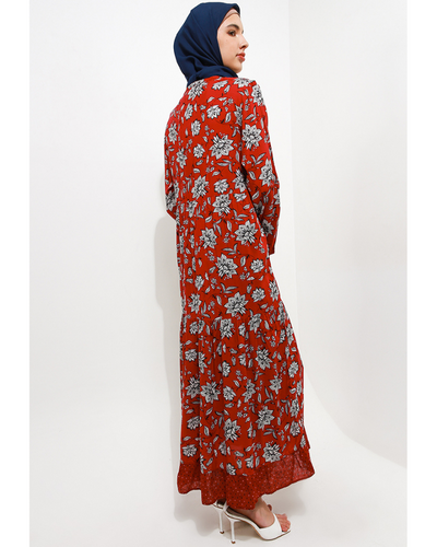Melly homedress merah