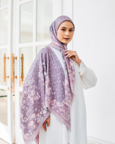 Louisa scarves amethyst