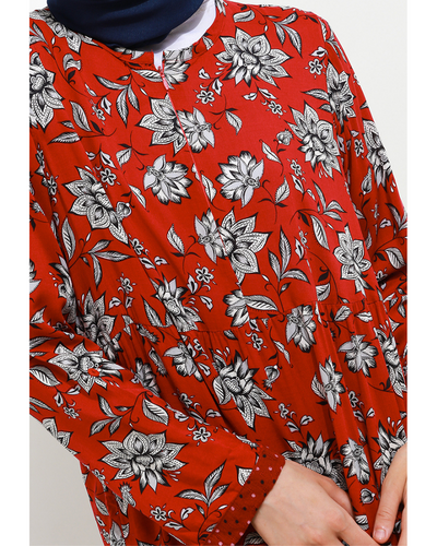 Melly homedress merah