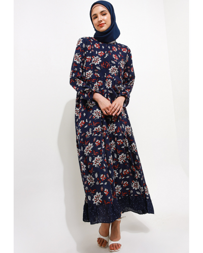 Melly homedress donker