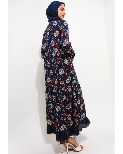 Melly homedress donker