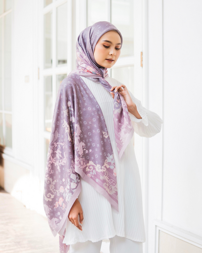 Louisa scarves amethyst