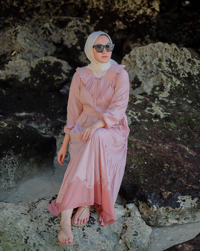 Mafaza dress blush