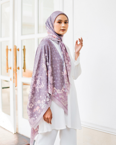Louisa scarves amethyst