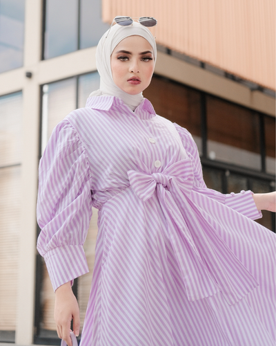 Aidene midi dress lavender